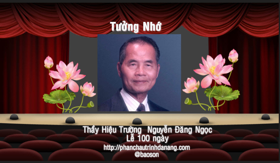 Tưởng nhớ Thầy Nguyễn Đăng Ngọc 